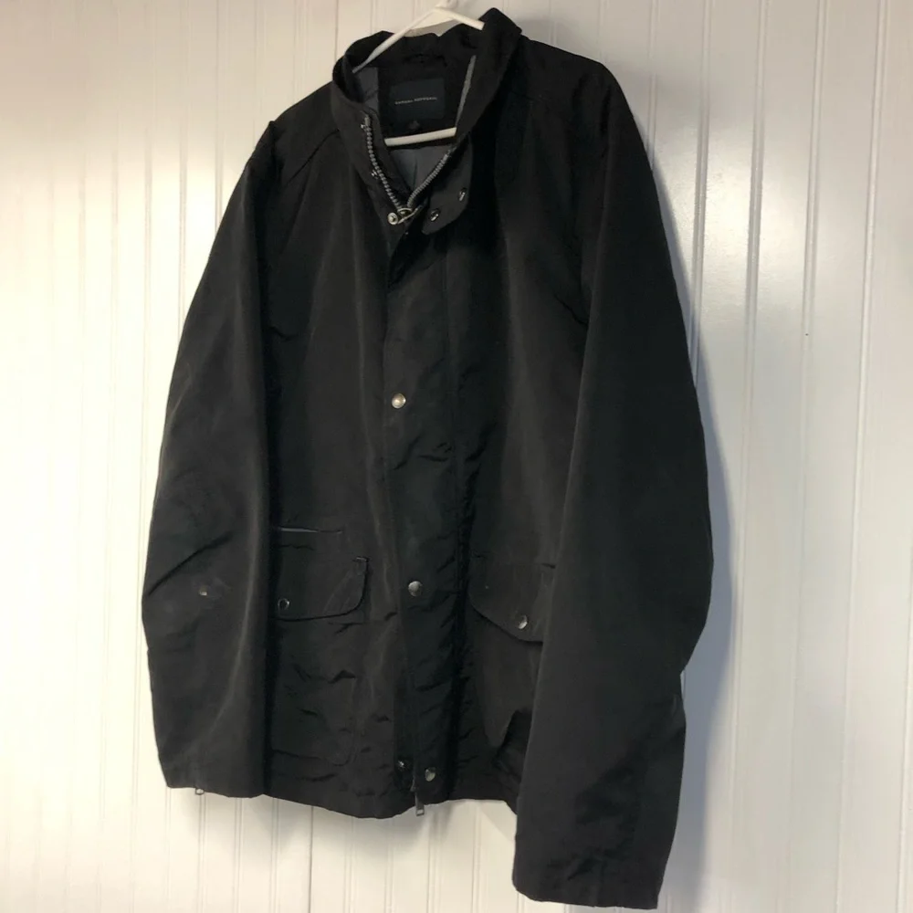 Banana Republic Men's Black Jacket Full Zip XL